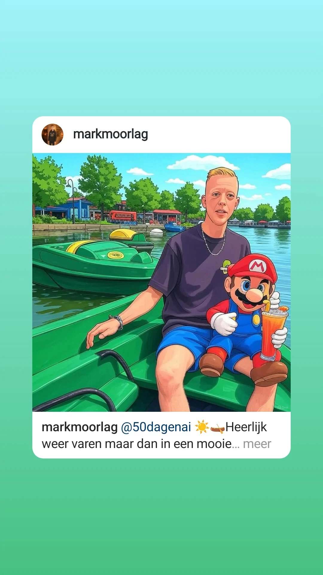 Mark via instagram